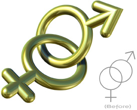 Σύμβολο θηλυκό - αρσενικό