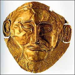 Αρχαία χρυσή μάσκα